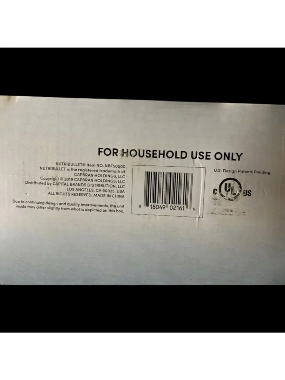 Nutribullet Blender Combo 1200W – NBF50500 Full-Size New in Box